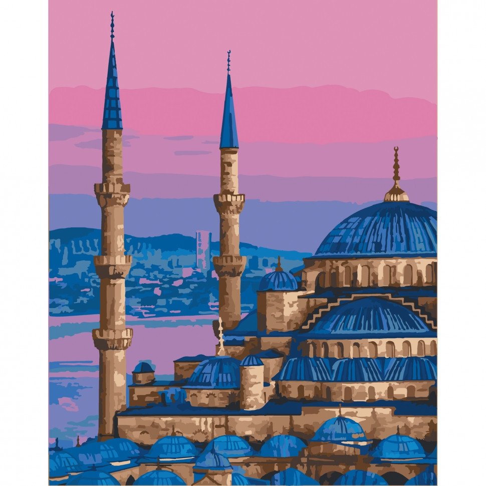 Набір для розпису «Блакитна мечеть. Стамбул»