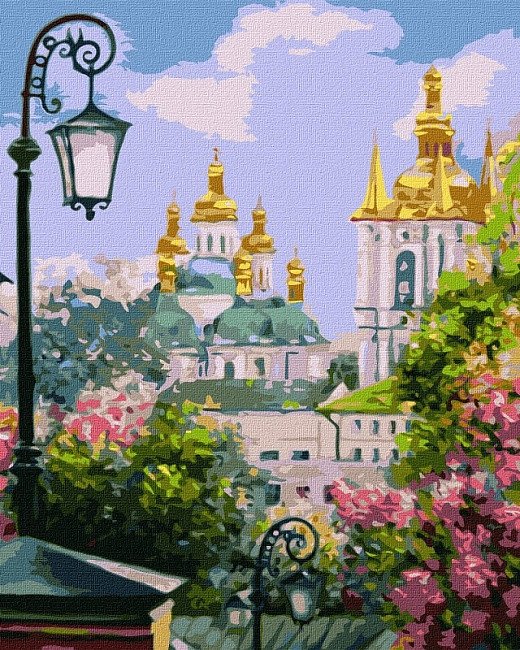 Набір для розпису за номерами «Київ золотоверхий навесні»