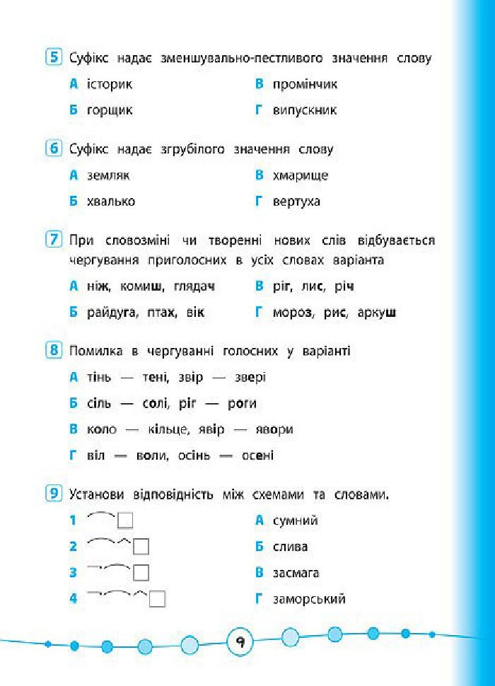 Я відмінник! Українська мова. Тести. 3 клас