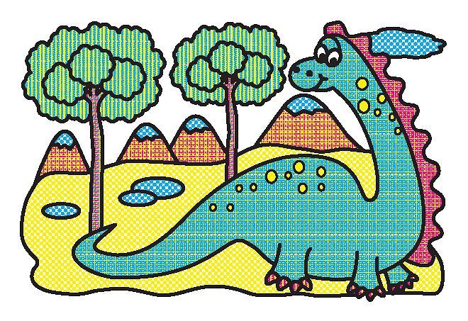 Водні розмальовки. Динозаври