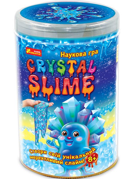 Наукова гра. Crystal slime. Кришталева (синя)